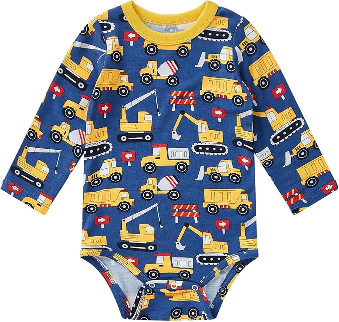 pureborn Baby Girls Boys Bodysuit Super Soft Cotton Romper 0-24 Months | by pureborn