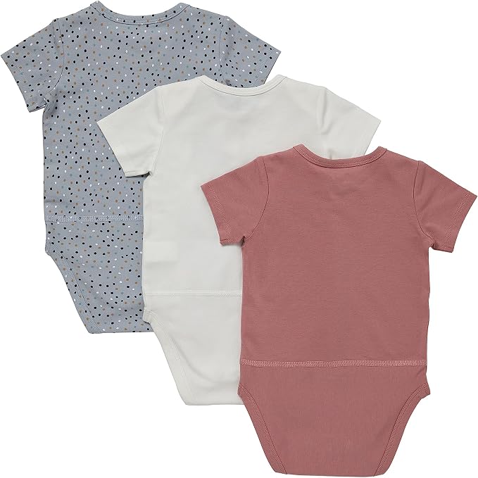 Hanes Baby Pure Comfort Short Sleeve Bodysuits, Infant Bodysuits, Boys & Girls - Image 2