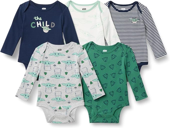 Amazon Essentials Disney | Marvel | Star Wars Unisex Babies' Long-Sleeve by AmazonEssentials