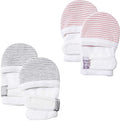 Baby Newborn No Scratch Mittens Stay On, 100% Cotton Adjustable 0-12M | Soft by HAPIU