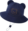 Baby Sun Hat with Bear Ear for Boys Girls, Cute Toddler Summer Bucket Hats by Unknown