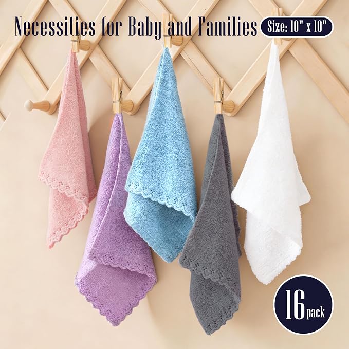 16 Pack Baby Washcloths - Image 4