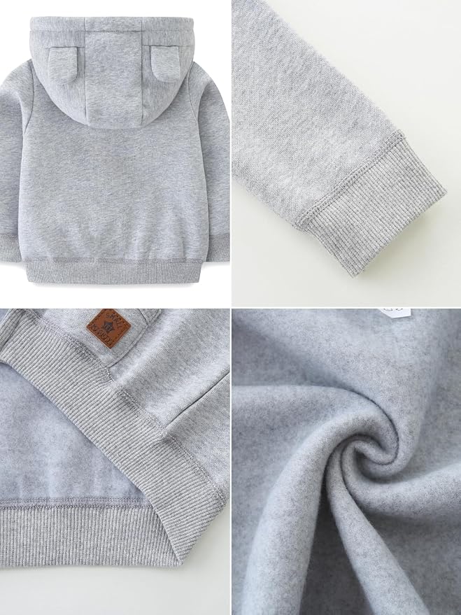 Baby Boy Girl Clothes Zip-Up Hoodies - Image 6