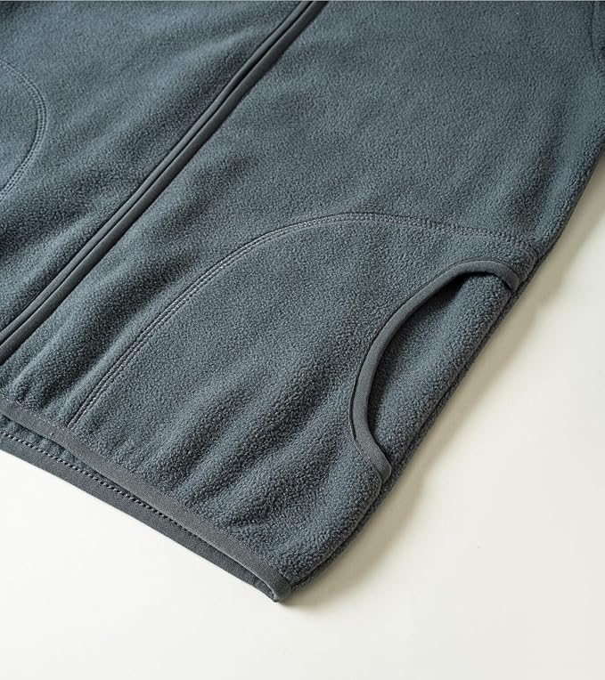Toddler Boys Girls Fleece Jacket Lightweight Fall Spring 2-12 Years - Image 5