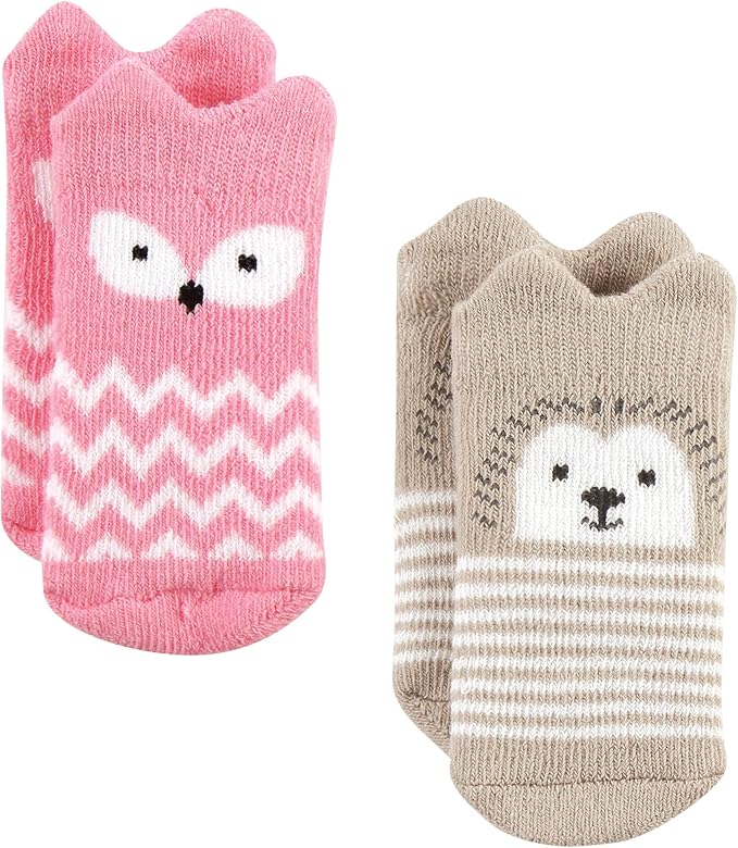 Hudson Baby Baby 8-pack Cotton Rich Newborn and Terry Socks - Image 6