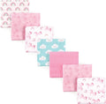 Luvable Friends Unisex Baby Cotton Flannel Receiving Blankets, Rainbow 7-Pack by Luvable+Friends