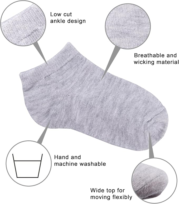 Duufin Toddler Socks 25 Pairs Ankle Socks - Image 4