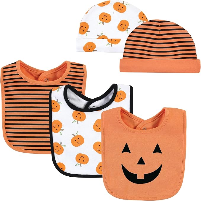 Hudson Baby Unisex Baby Cotton Bib and Headband Set by HudsonBaby