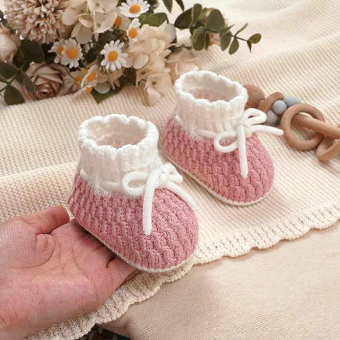 Baby Booties Knitted Newborn First Soft Sock | Crib Warm Shoes - Image 5