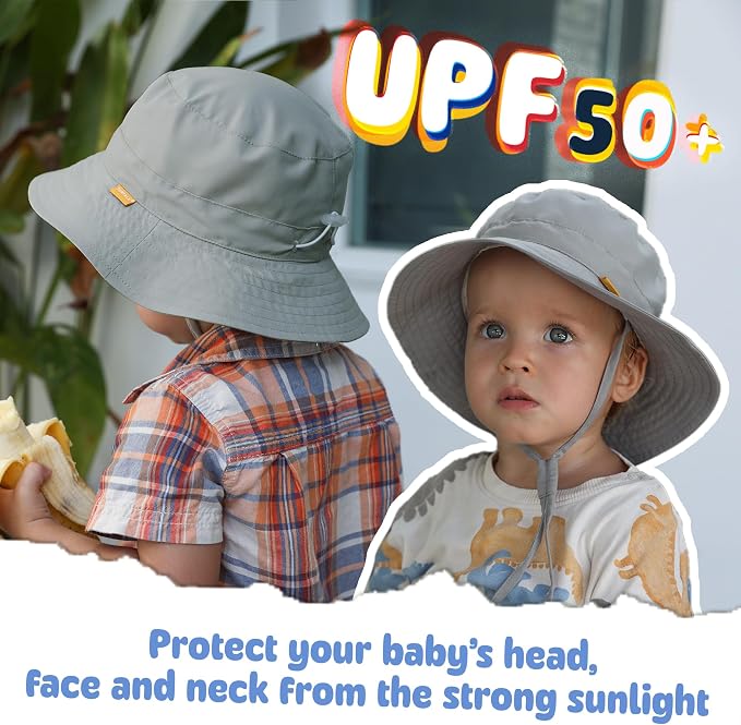 FURTALK Baby Sun Hat Toddler Boys Girls Bucket Hat - Image 4