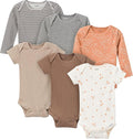 Gerber Baby Girls' 6-pack Long-sleeve Onesies Bodysuits by Gerber
