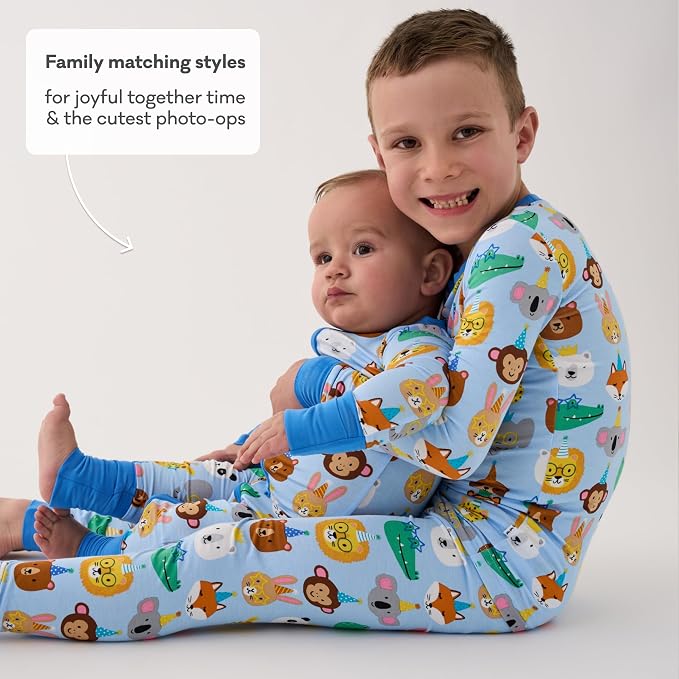 Little Sleepies Pajamas for Baby Boys & Girls, Viscose from Bamboo Baby Pajamas - Image 8