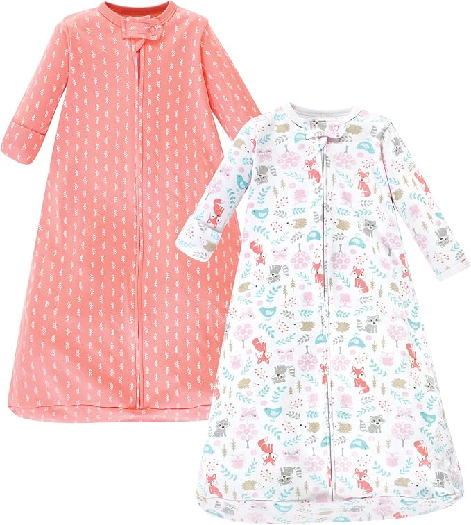 Hudson Baby Unisex Baby Cotton Long-Sleeve Wearable Sleeping Bag by HudsonBaby