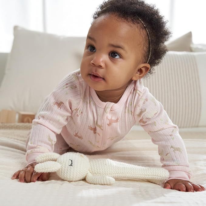 Gerber baby-girls Baby Unisex 2-pack 2-way Zip Textured Sleep 'N Play - Image 5