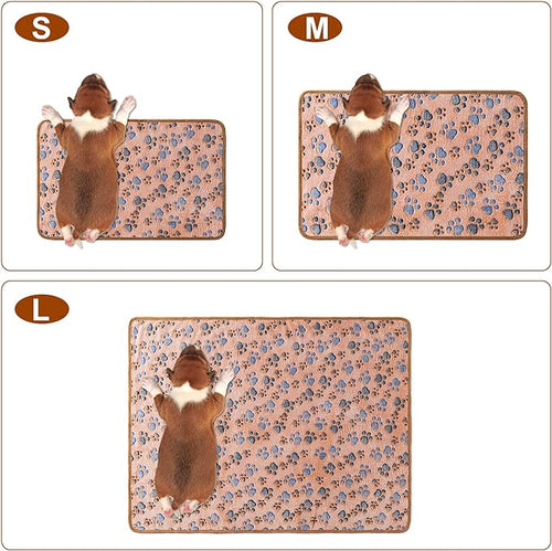 1 Pack 3 Blankets for Dog Puppy Cat | Super Soft Fluffy Premium Fleece Pet - Image 2