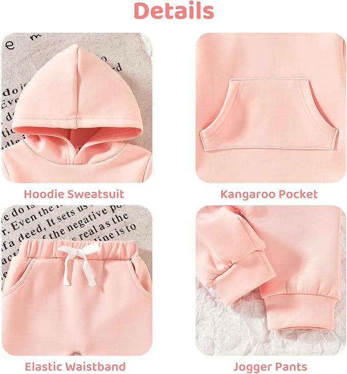 Aalizzwell Infant Baby Winter Hoodie Outfit - Image 4
