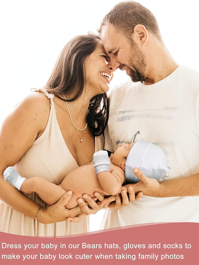 Geyoga Newborn Baby Hat Set - Image 7