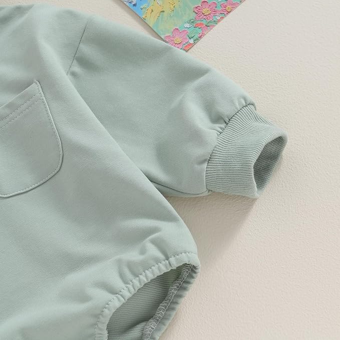 Thorn Tree Newborn Baby Boys Hooded Sweatshirt Long Sleeve Solid Romper Infant - Image 6