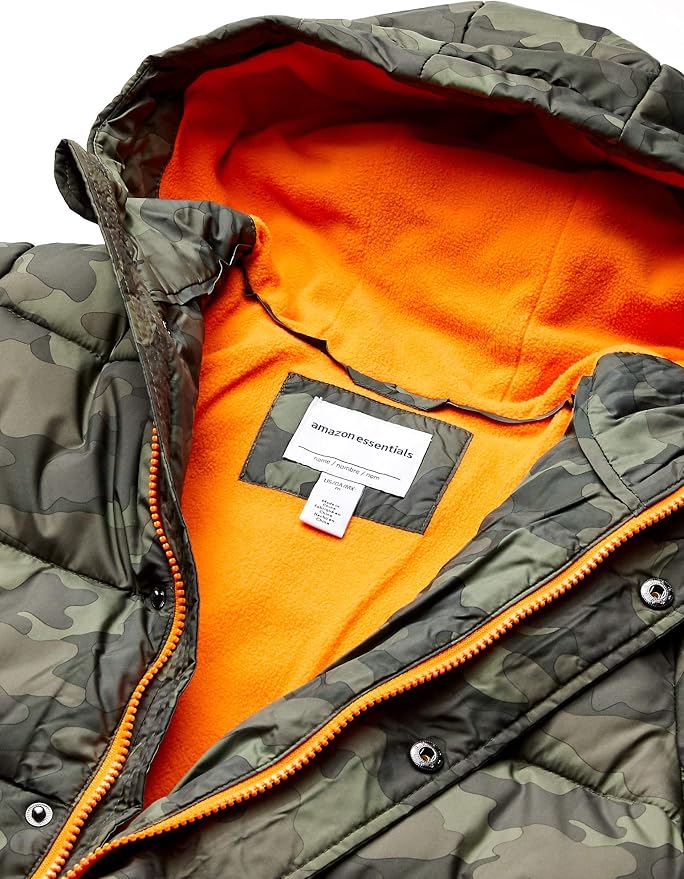 Amazon Essentials Babies, and Boys' Heavyweight Hooded Puffer Jacket - Image 3