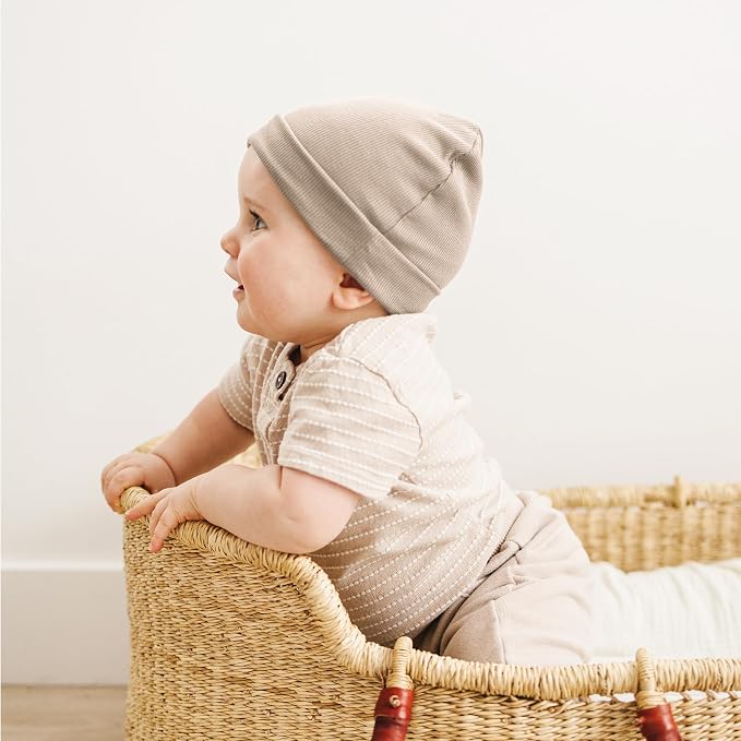 Konssy 6 Pack Baby Beanie Hats for Newborn Infant Girls Boys, 0-24 Months | - Image 2