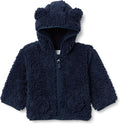 Amazon Essentials Unisex Babies' Hooded Sherpa Jacket by AmazonEssentials