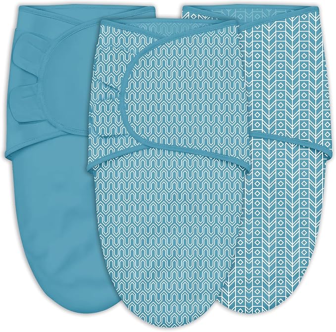 SWEET DOLPHIN 3-Pack Baby Swaddle Sleep Sacks by SWEET+DOLPHIN