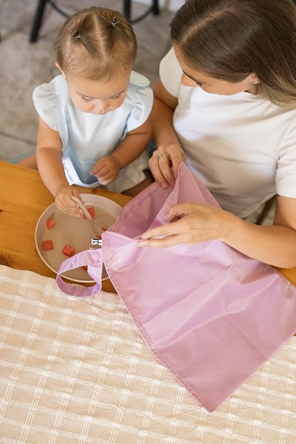 Tiny Twinkle Wet Dry Bag – 2 Pack Reusable Waterproof & Mess Proof Wet Bags for Swimsuits & Travel, Baby Towels & Beach Essentials,a Diaper Bag Must-Have(Unicorn)