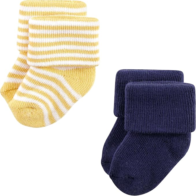 Hudson Baby Baby 8-pack Cotton Rich Newborn and Terry Socks - Image 6