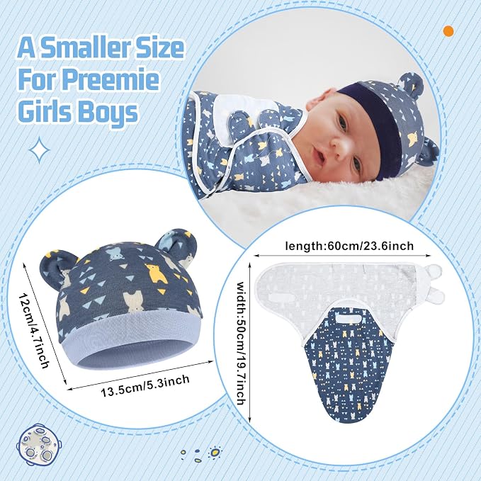 Buryeah 4 Pack Swaddle Blanket Wrap - Image 3