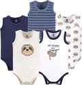 Hudson Baby Basics Unisex Baby 5-Pack Sleeveless Baby Bodysuits by HudsonBaby