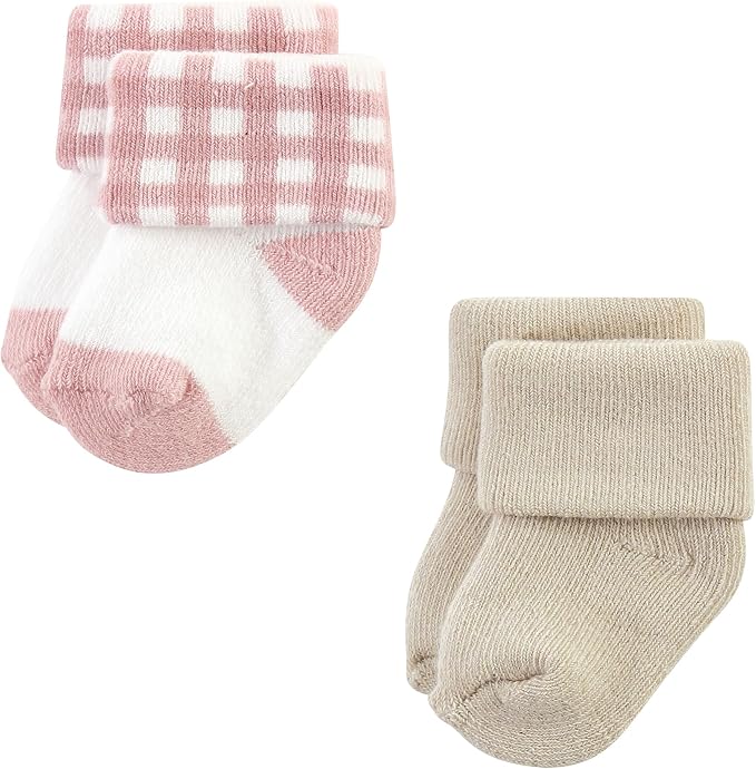 Hudson Baby Baby 8-pack Cotton Rich Newborn and Terry Socks - Image 6