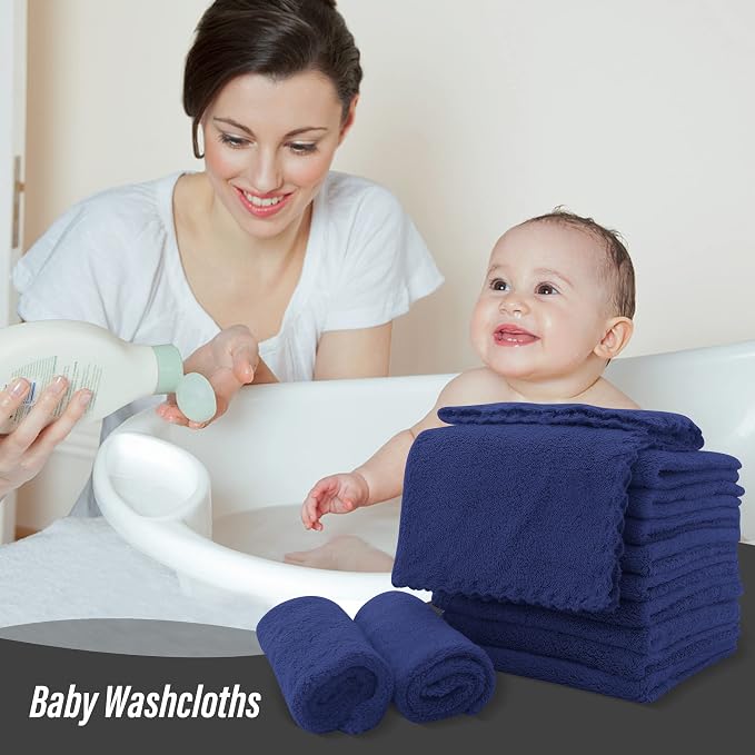 Sunny zzzZZ Ultra Soft 24 Pack Baby Washcloths - Image 5