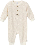 Modern Moments by Gerber Baby Henley Waffle Knit Romper by ModernMomentsbyGerber