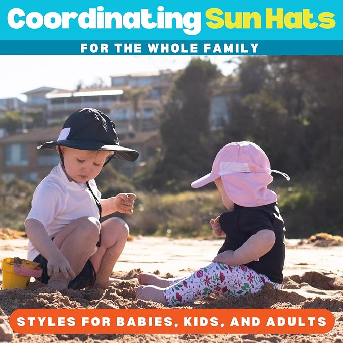 SwimZip Sun Hat with Neck Flap | UPF 50+ Protection - Image 6