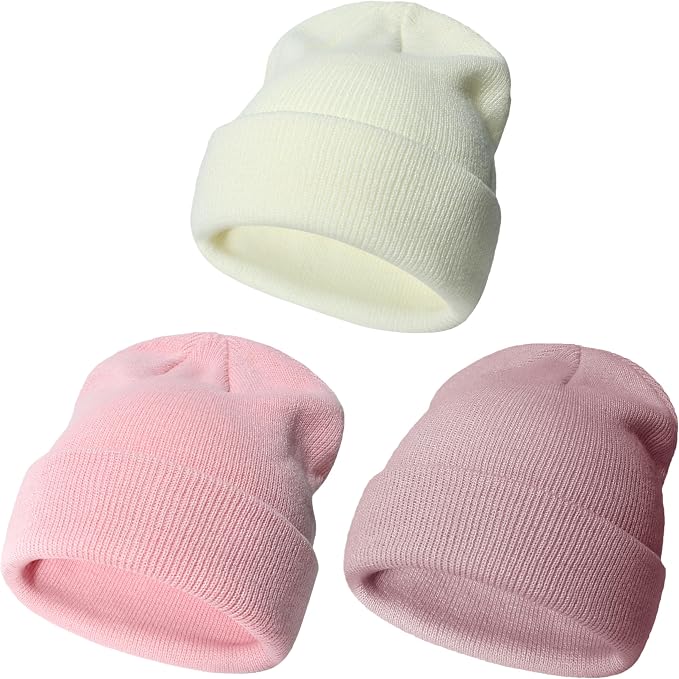 YMYDYFC Baby Beanie 3Pack Toddler Beanie Baby Winter Hats Boy&Girl 0-6Years | by YMYDYFC