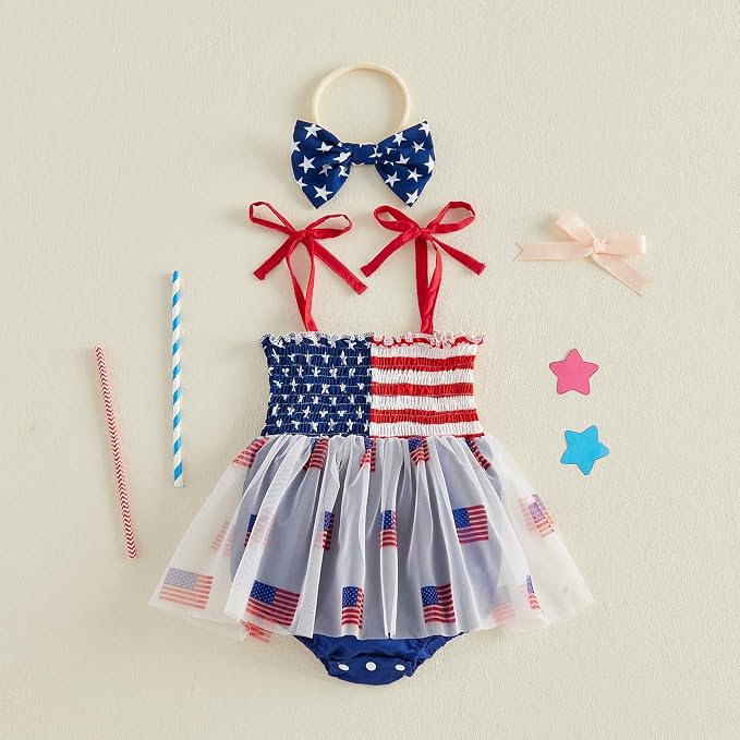 Newborn Baby Girl Summer Clothes Plaid Ruffle Bodysuits Onesie Infant Girl - Image 7