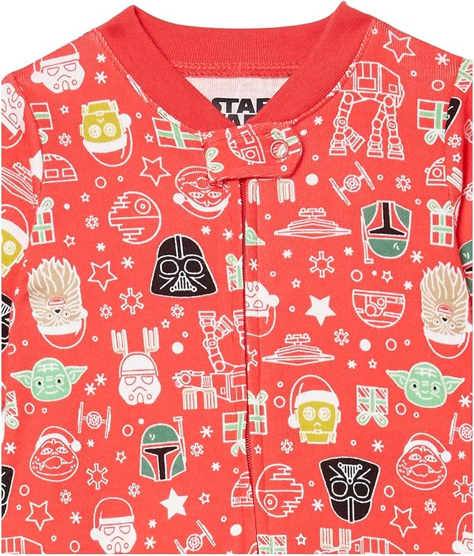 Amazon Essentials Disney | Marvel | Star Wars Unisex Babies' Snug-Fit Cotton - Image 2