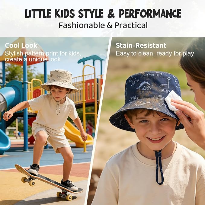 Durio 2-Pack Baby Bucket Hat - Image 6