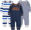 Simple Joys by Carter's Baby Boys 3-pack Jumpsuits by SimpleJoysbyCarters