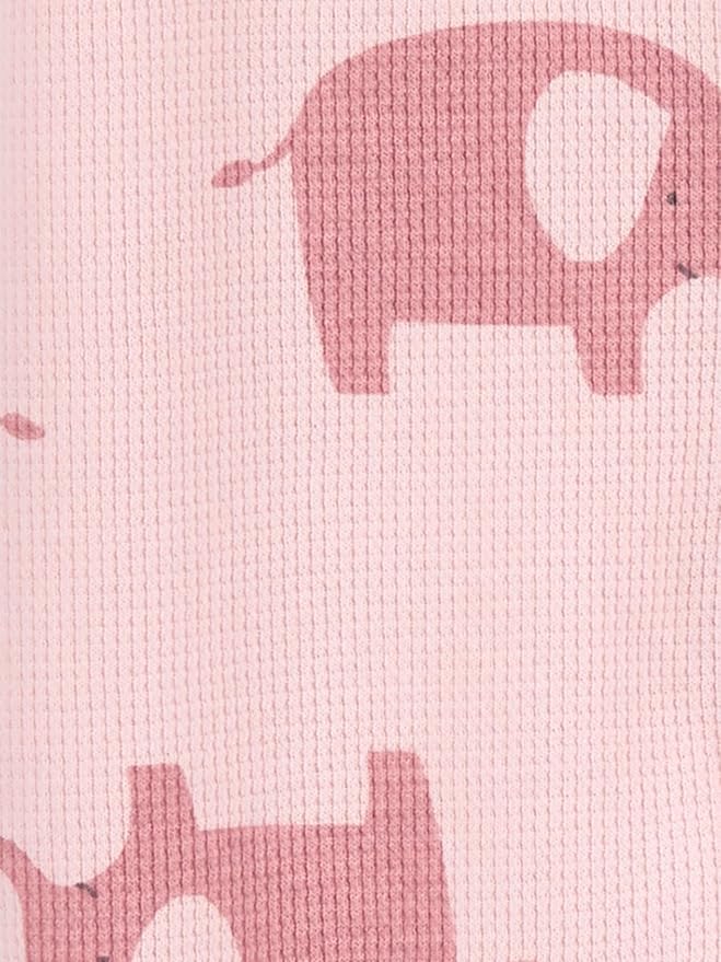 Simple Joys by Carter's Baby Girls' 2-way Zip Thermal Footed Sleep and Play - Image 3