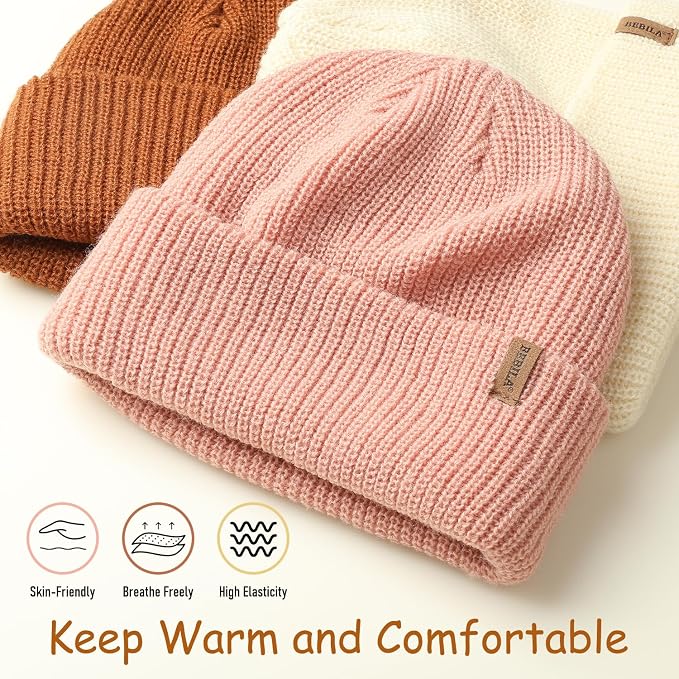 Baby Beanie Toddler Infant Winter Hats Knit Warm Caps - Image 2