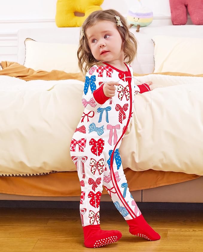 babee Reshinee Viscose derived from bamboo Baby Pajamas Convertible Footie - Image 5