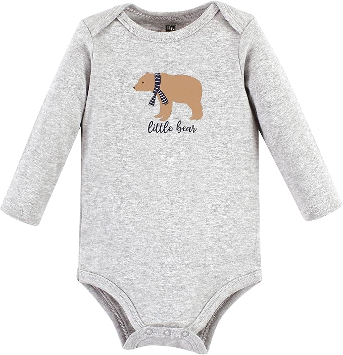 Hudson Baby baby-boys Cotton Long-sleeve Bodysuits 3-pack - Image 5