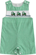 Newborn Baby Boys Sleeveless Seersucker Romper One Piece Straps Overalls by Arvbitana