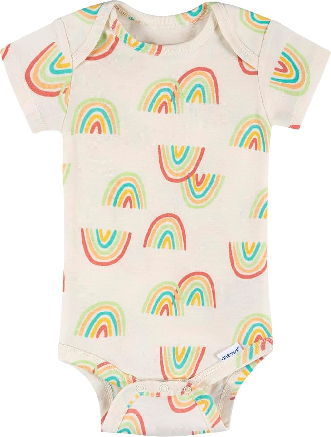 Onesies Brand Baby Girls' 8-pack Short Sleeve Mix & Match Bodysuits - Image 4