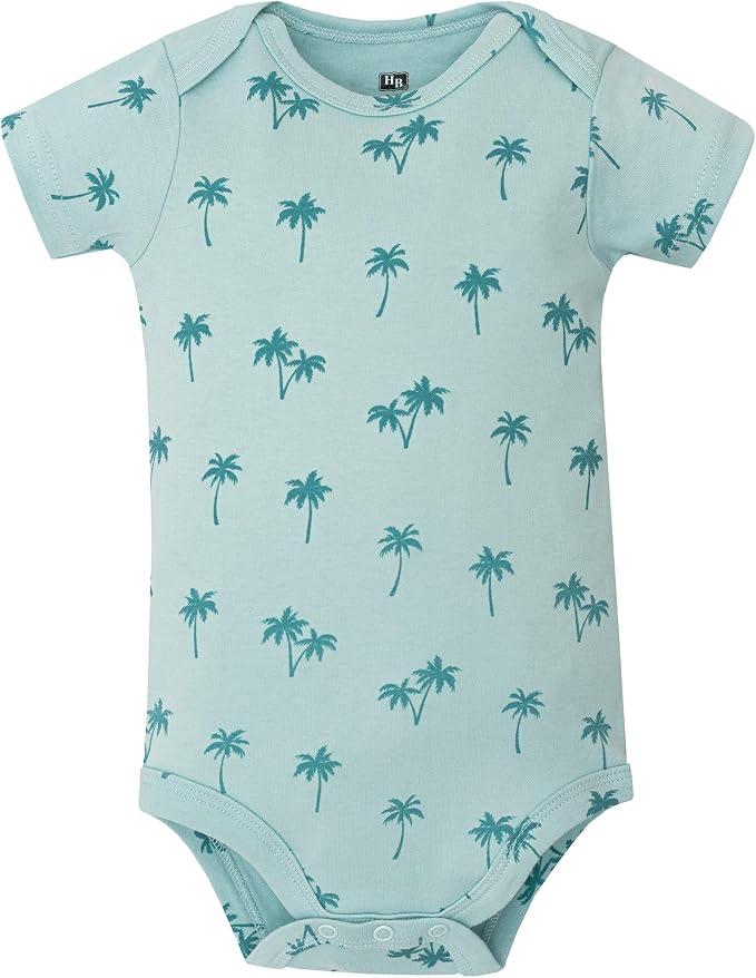 Hudson Baby Infant Boys Cotton Bodysuits 5-Pack - Image 6