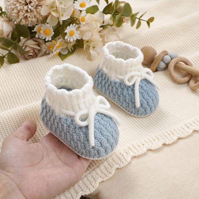 Baby Booties Knitted Newborn First Soft Sock | Crib Warm Shoes - Image 5