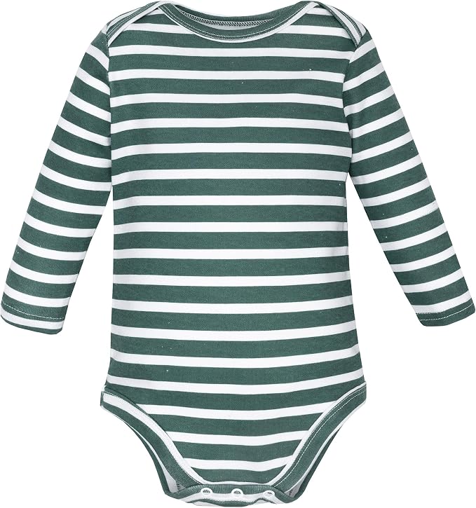 Hudson Baby baby-boys Cotton Long-sleeve Bodysuits 3-pack - Image 5