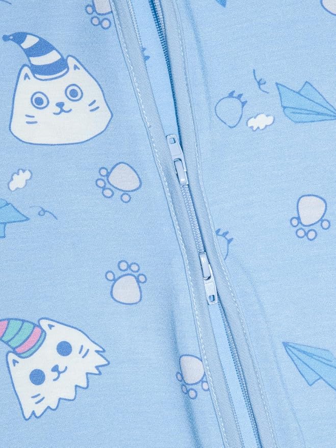 GUISBY Baby Footless Pajamas, Rayon of Bamboo, NB-2T | Rayon of bamboo softness - Image 2