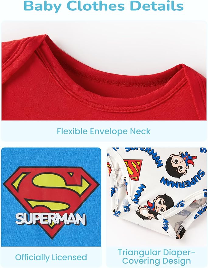 PATPAT Harry Potter Superman Baby Clothes - Image 6